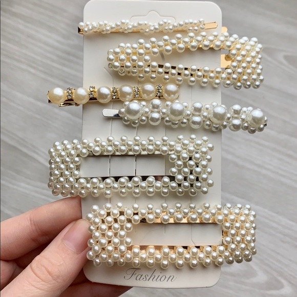 Accessories - NEW Pearl hair clips, barrettes, accessories